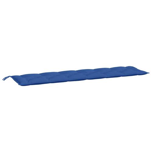 Hynde til havebænk 200x50x7 cm oxfordstof kongeblå