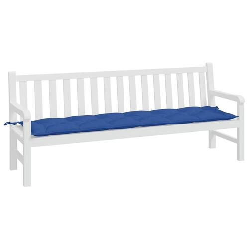 Hynde til havebænk 200x50x7 cm oxfordstof kongeblå