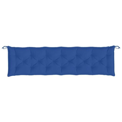 Hynde til havebænk 200x50x7 cm oxfordstof kongeblå