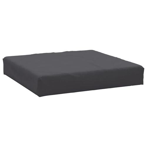 Pallehynde 60x60x8 cm oxfordstof antracitgrå