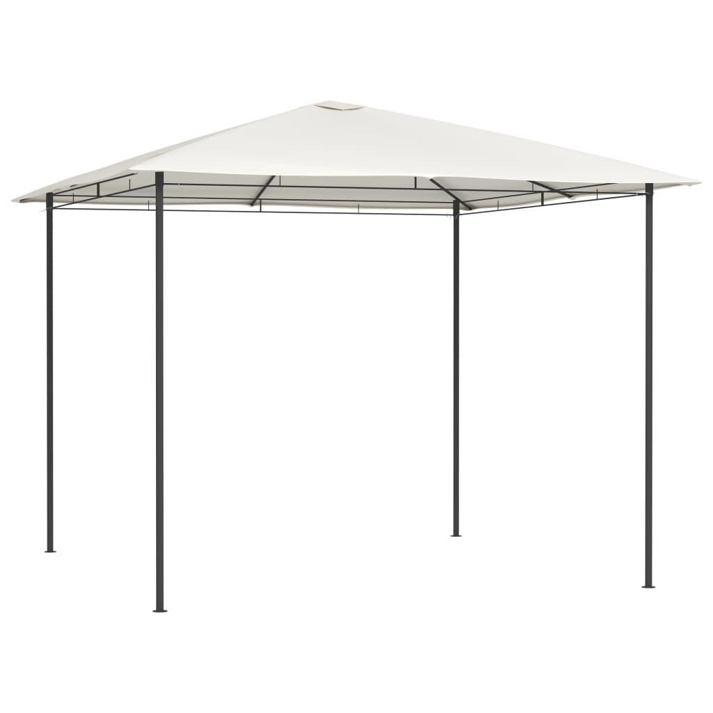 Pavillon 3x3x2,6 m 160 g/m² cremefarvet