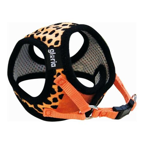 Hundesele Gloria Leopard 40-50 cm Orange Størrelse L