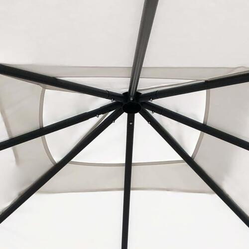 Pavillon 3x3x2,6 m 160 g/m² cremefarvet