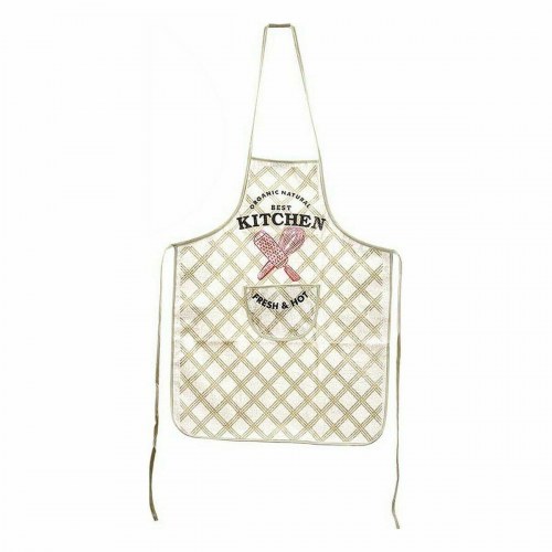 Kinvara køkkensæt - hvid forklæde og karklud, 2 dele