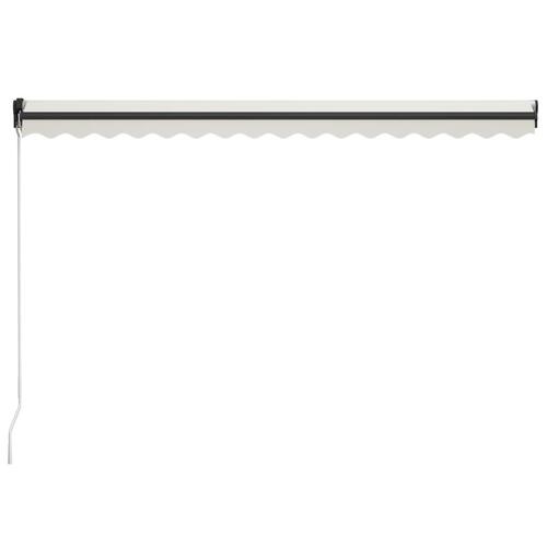 Foldemarkise manuel betjening 400x300 cm cremefarvet