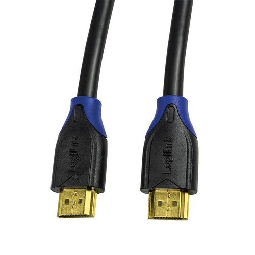 HDMI-kabel med Ethernet LogiLink CH0064 Sort 5 m