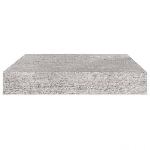 Væghylder 4 stk. 23x23,5x3,8 cm MDF betongrå