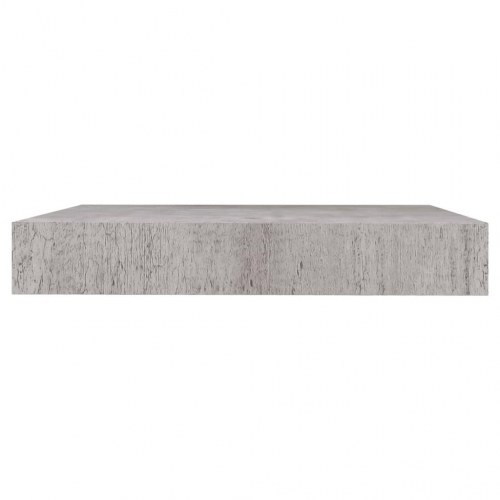 Væghylder 4 stk. 23x23,5x3,8 cm MDF betongrå