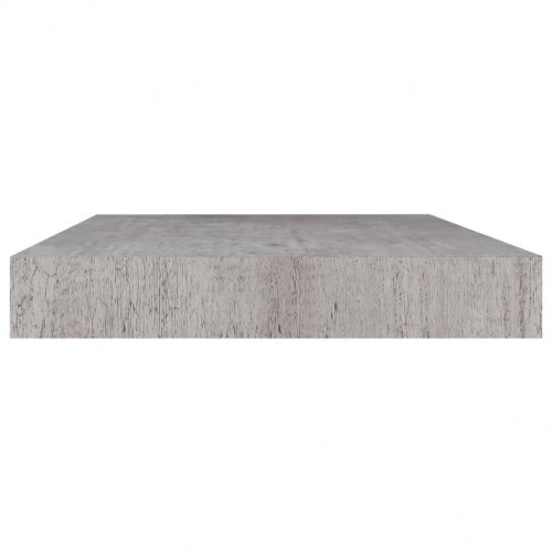 Væghylder 2 stk. 40×23×3,8 cm i MDF - betongrå