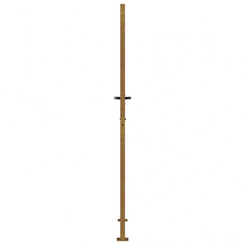 Havelåge i cortenstål 100×200 cm - græsdesign, låsbar