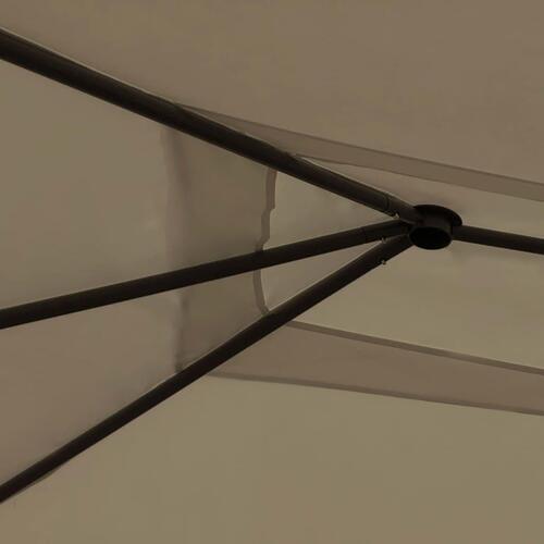 Pavillon 3x6x2,6 cm 160 g/m² gråbrun