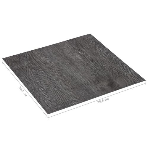 Selvklæbende gulvbrædder 5,11 m² PVC brun