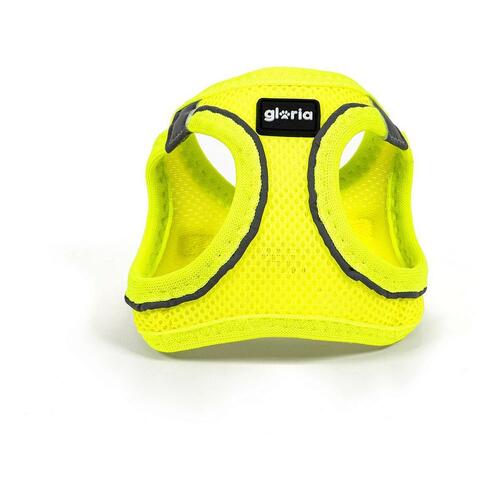 Hundesele Gloria Air Mesh Trek Star Gul Størrelse XXXS (18-20 cm)