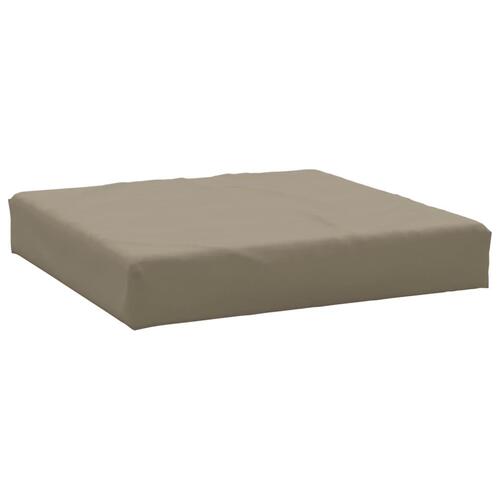 Pallehynde 60x60x8 cm oxfordstof gråbrun