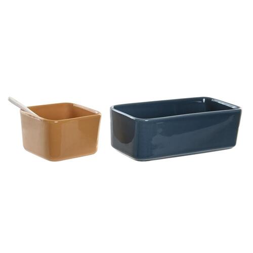 Sæt til appetizere Porcelæn Multifarvet Bambus 5 Dele (27 x 26 x 8 cm)