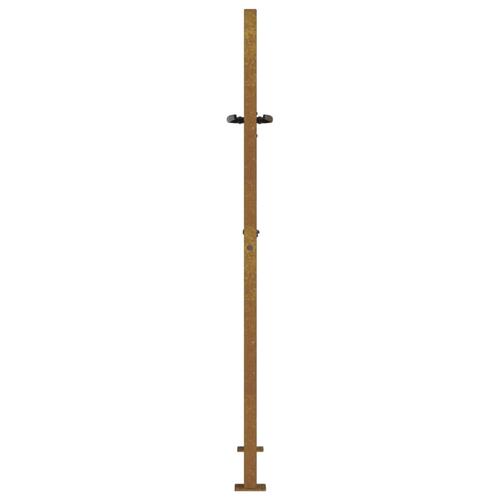 Havelåge 105x130 cm cortenstål græsdesign