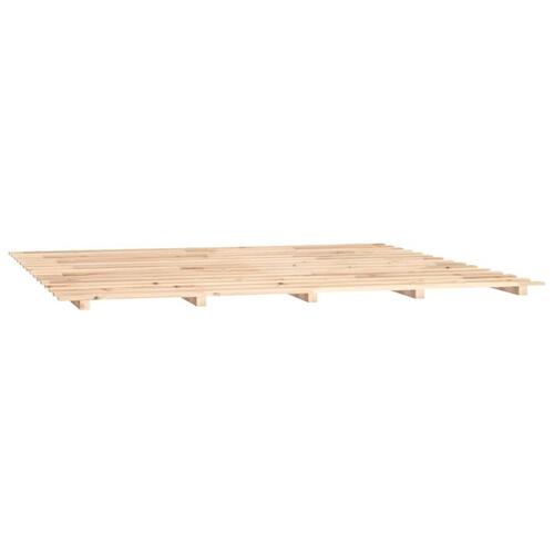 Sengeramme 160x200 cm massivt fyrretræ