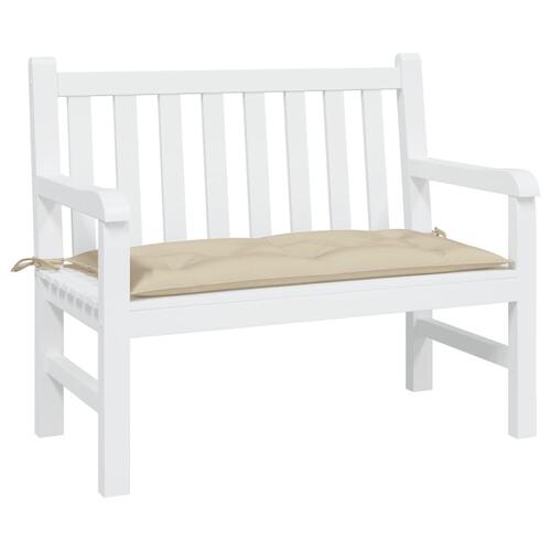 Hynde til havebænk 110x50x7 cm oxfordstof beige