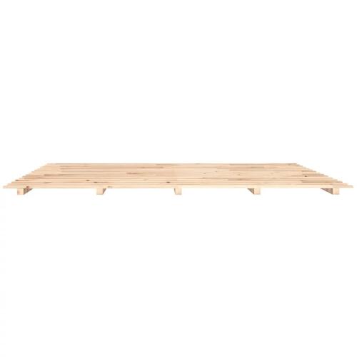Sengeramme 160x200 cm massivt fyrretræ