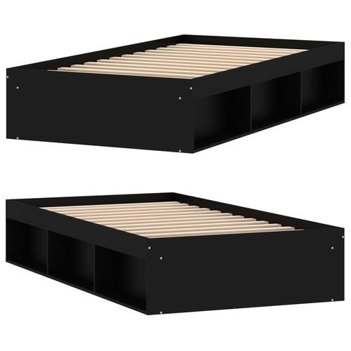 Sengeramme 90x200 cm sort