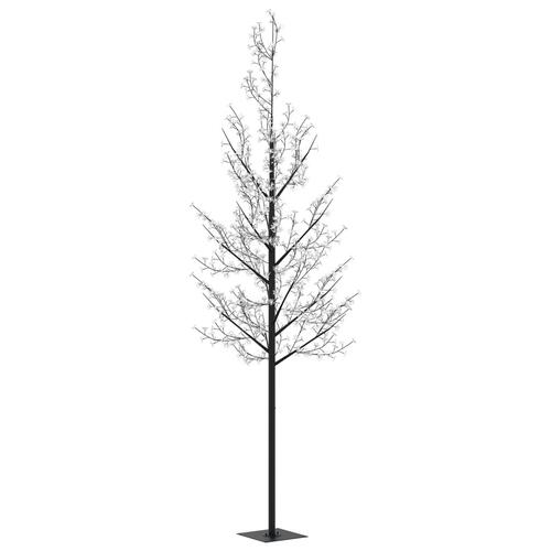 Juletræ 300 cm 600 LED'er kirsebærblomst flerfarvet