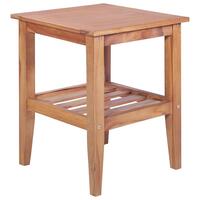Sofabord 40 x 40 x 50 cm firkantet massivt teaktræ