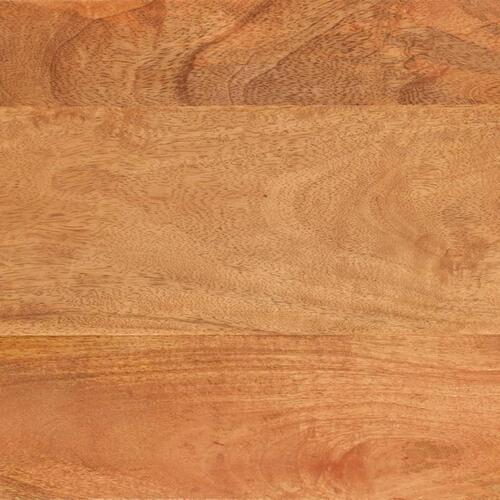 Sengebord 50x33x60 cm massivt mangotræ brun og sort