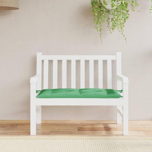 Hynde til havebænk 110x50x7 cm oxfordstof grøn