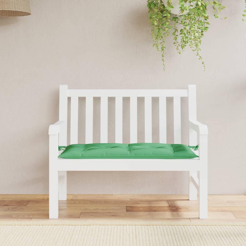 Hynde til havebænk 110x50x7 cm oxfordstof grøn