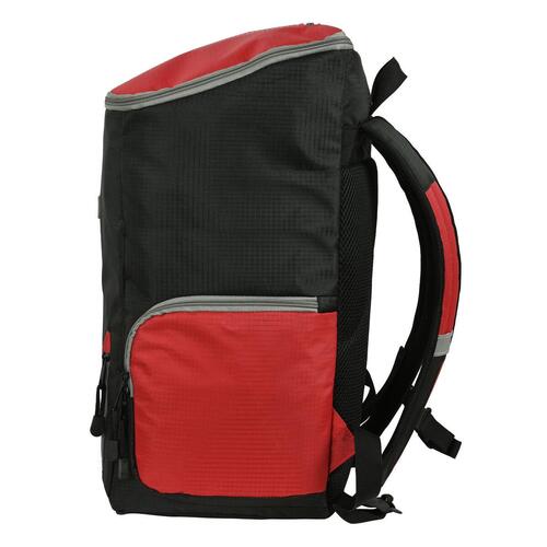 Rygsæk Safta Multisports Sort Rød Sportslig 28 x 50 x 22 cm