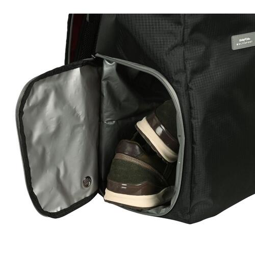 Rygsæk Safta Multisports Sort Rød Sportslig 28 x 50 x 22 cm