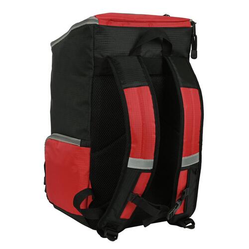 Rygsæk Safta Multisports Sort Rød Sportslig 28 x 50 x 22 cm