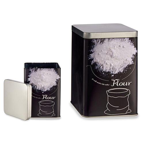 Blik Mel Sort Metal 1 L (24 enheder)