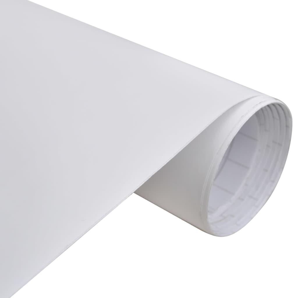 Bilfolie mat hvid 500 x 152 cm vandtæt bobbelfri