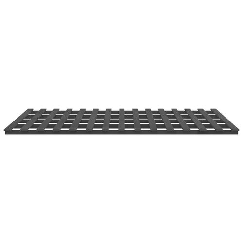 Sengeramme 160x200 cm massivt fyrretræ grå
