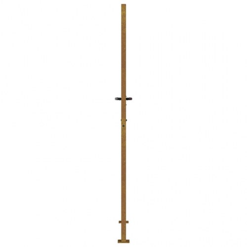 Havelåge 105x180 cm cortenstål bambusdesign