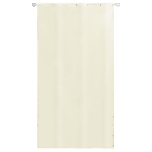Vertikal markise oxfordstof 140 x 240 cm cremefarvet