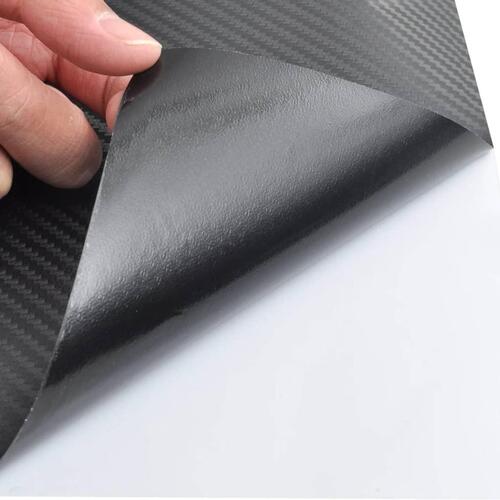 Bilfolie kulfiber vinyl 3D 152 x 200 cm sort