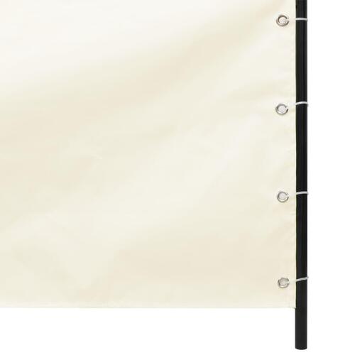 Vertikal markise oxfordstof 140 x 240 cm cremefarvet