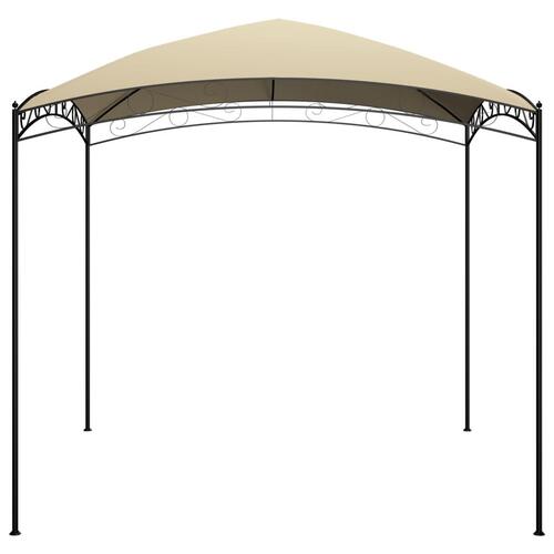 Pavillon 3x3x2,65 m 180 g/m² cremefarvet