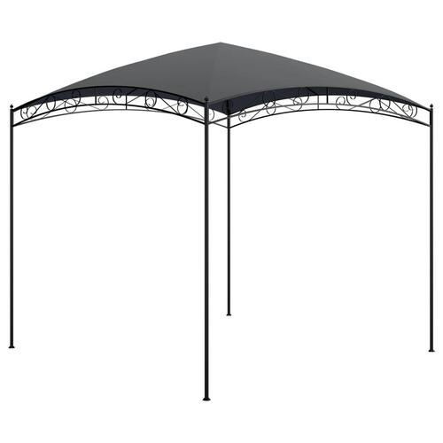Pavillon 3x3x2,65 m 180 g/m² antracitgrå