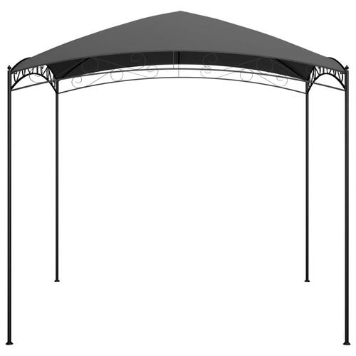 Pavillon 3x3x2,65 m 180 g/m² antracitgrå