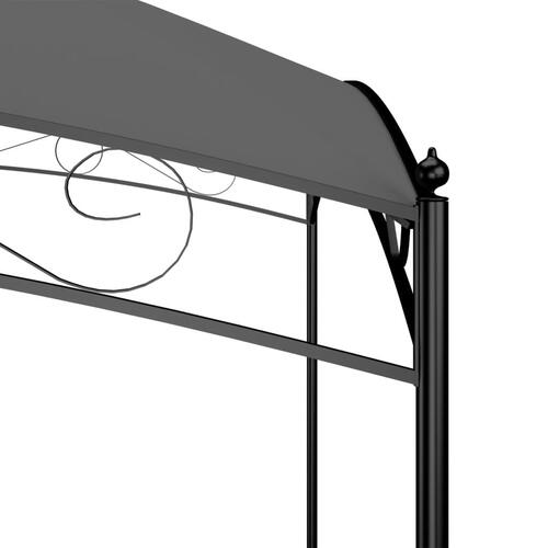 Pavillon 3x3x2,65 m 180 g/m² antracitgrå