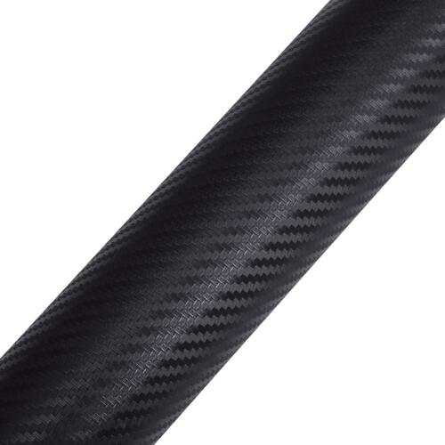 Bilfolie kulfiber vinyl 3D sort 152 x 500 cm