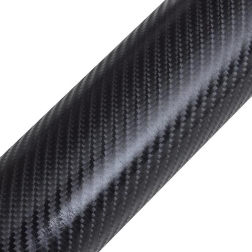 Bilfolie kulfiber vinyl 4D sort 152 x 500 cm