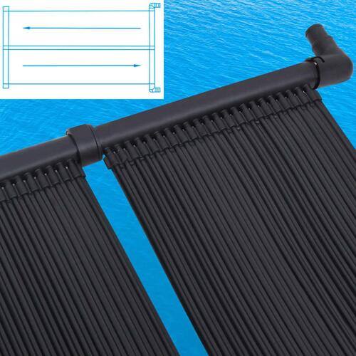 Soldrevet varmepanel til pool 80x310 cm