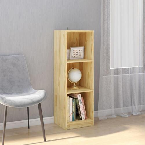 Bogreol/rumdeler 36x33x110 cm massivt fyrretræ