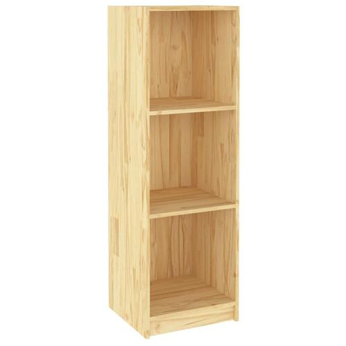 Bogreol/rumdeler 36x33x110 cm massivt fyrretræ