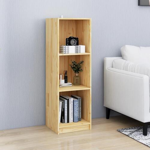 Bogreol/rumdeler 36x33x110 cm massivt fyrretræ