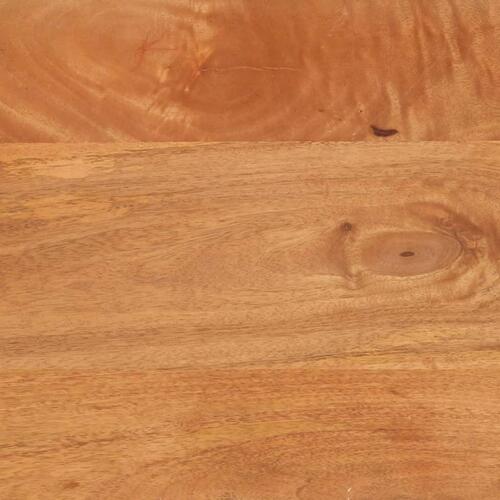 Skænk 80x33,5x75 cm massivt mangotræ brun og sort